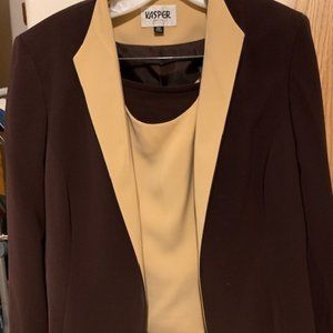Kasper 3 piece Suit - Skirt, Top and Suit Jacket, Size 16P
